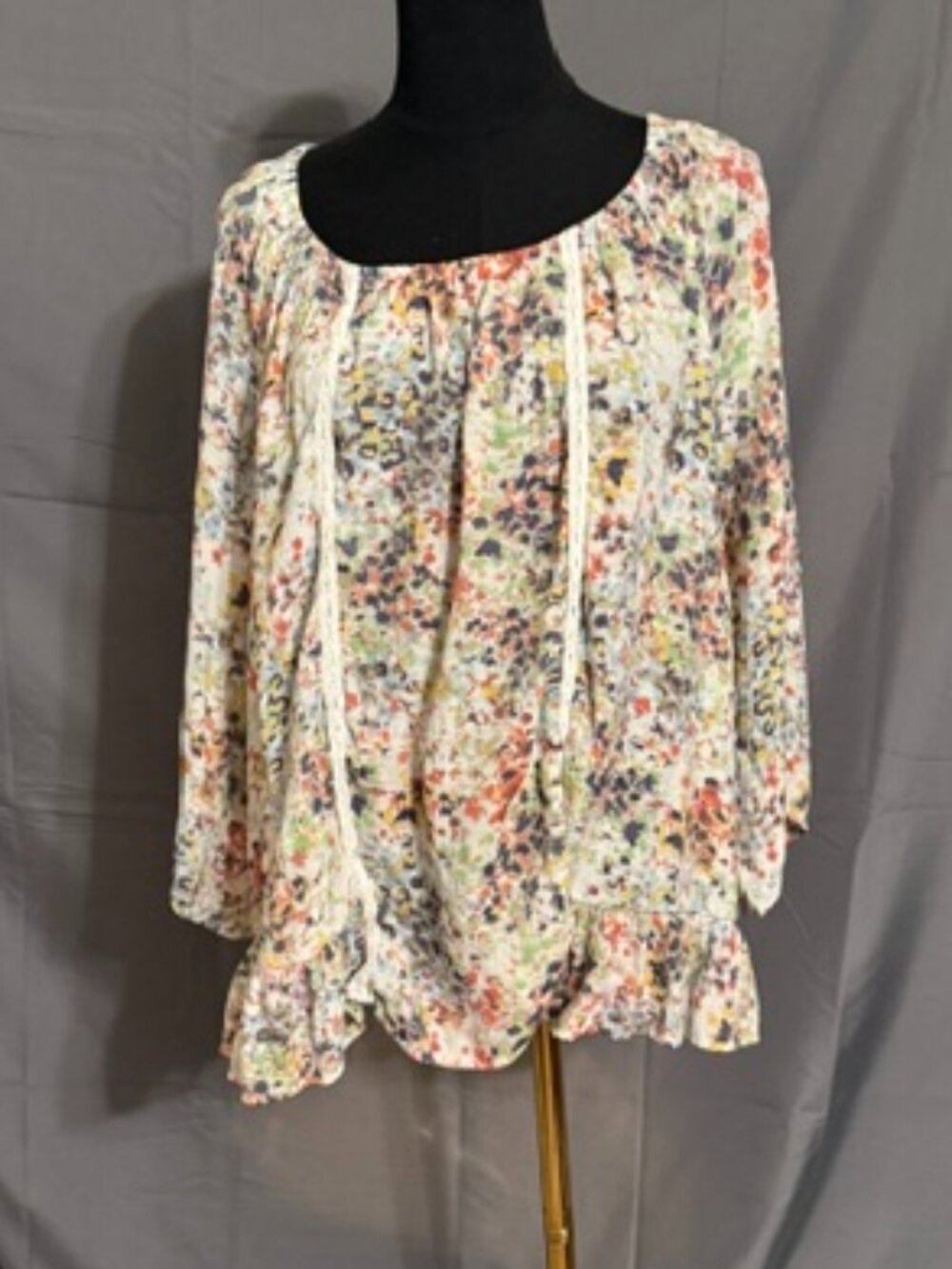 HOPE & HARLOW Peasant Blouse Size 1X